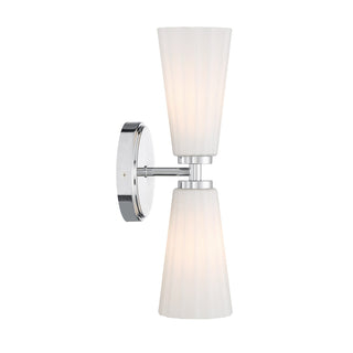 Two Light Wall Sconce in Chrome