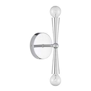 Two Light Wall Sconce in Chrome
