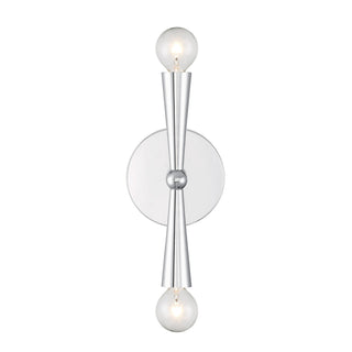 Two Light Wall Sconce in Chrome