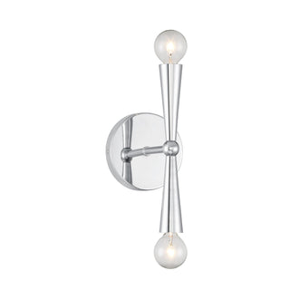 Two Light Wall Sconce in Chrome