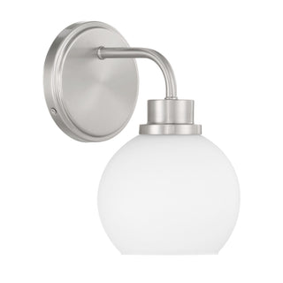 One Light Wall Sconce in Brushed Nickel
