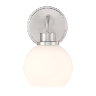 One Light Wall Sconce in Brushed Nickel