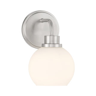 One Light Wall Sconce in Brushed Nickel