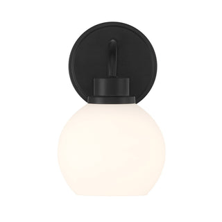 One Light Wall Sconce in Matte Black