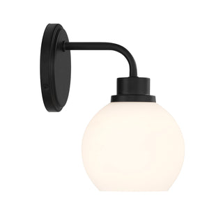 One Light Wall Sconce in Matte Black