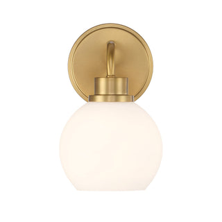 One Light Wall Sconce in Natural Brass