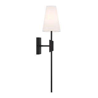 One Light Wall Sconce in Matte Black