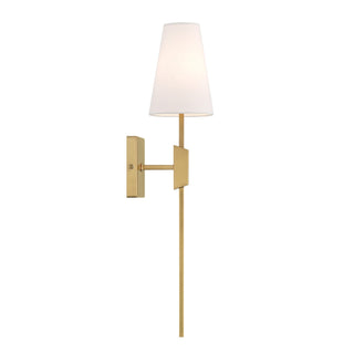 One Light Wall Sconce in Natural Brass
