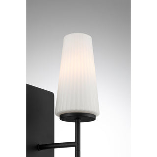 One Light Wall Sconce in Matte Black