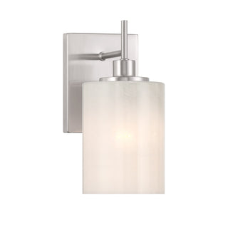 One Light Wall Sconce in Brushed Nickel