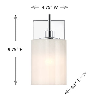 One Light Wall Sconce in Chrome