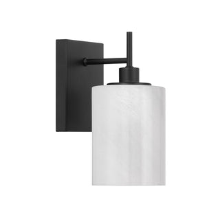 One Light Wall Sconce in Matte Black