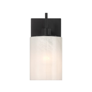 One Light Wall Sconce in Matte Black