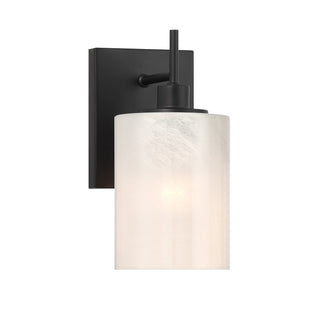 One Light Wall Sconce in Matte Black