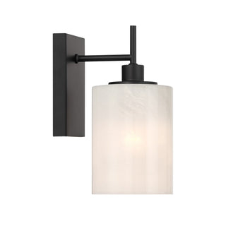 One Light Wall Sconce in Matte Black