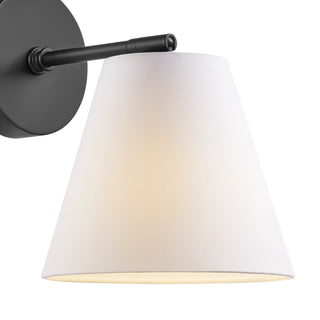 One Light Wall Sconce in Matte Black