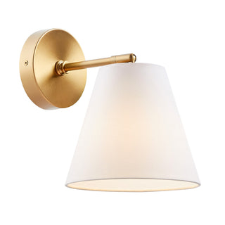 One Light Wall Sconce in Natural Brass