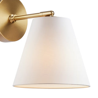 One Light Wall Sconce in Natural Brass