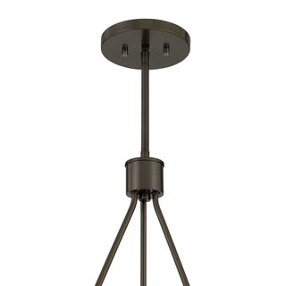 Darien Six Light Chandelier in Mediterranean Bronze