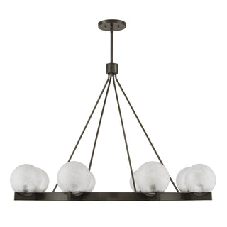 Darien Eight Light Chandelier in Mediterranean Bronze