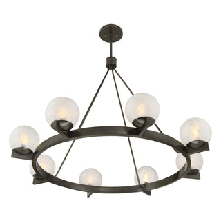 Darien Eight Light Chandelier in Mediterranean Bronze