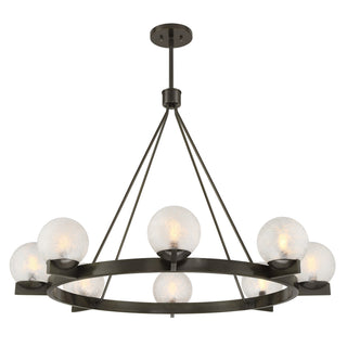 Darien Eight Light Chandelier in Mediterranean Bronze