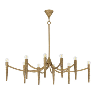 Belleza Ten Light Linear Chandelier in Spumante