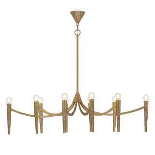 Belleza Ten Light Linear Chandelier in Spumante