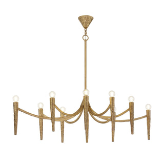 Belleza Ten Light Linear Chandelier in Spumante