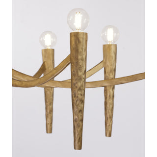 Belleza Ten Light Linear Chandelier in Spumante