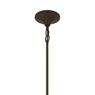 Malinda Six Light Chandelier in Bark