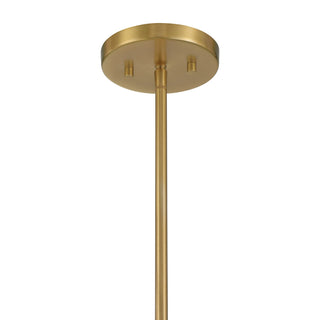 Holton Four Light Chandelier in Warm Brass