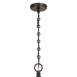 Aragon Five Light Chandelier in Mediterranean Bronze