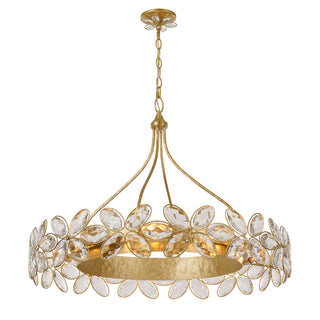 Marbella 14 Light Chandelier in Gold Shimmer