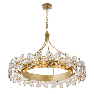 Marbella 14 Light Chandelier in Gold Shimmer