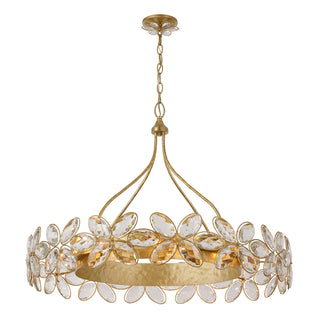 Marbella 14 Light Chandelier in Gold Shimmer