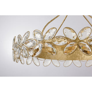 Marbella 14 Light Chandelier in Gold Shimmer