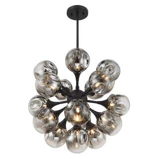 Matisse 16 Light Chandelier in Matte Black