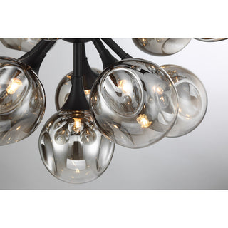 Matisse 16 Light Chandelier in Matte Black
