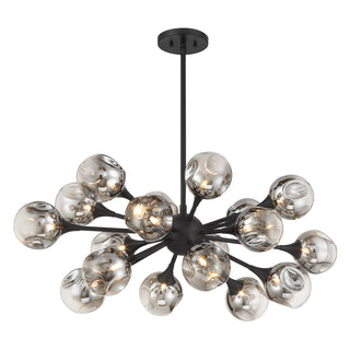 Matisse 18 Light Chandelier in Matte Black