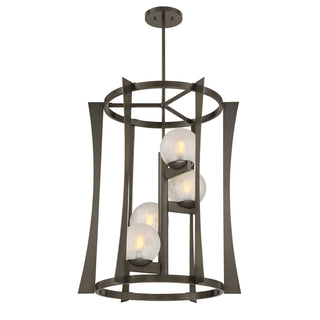 Darien Four Light Pendant in Mediterranean Bronze