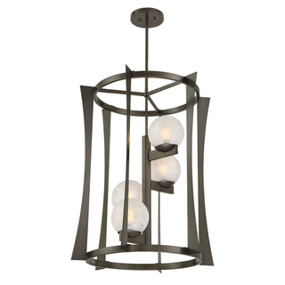 Darien Four Light Pendant in Mediterranean Bronze