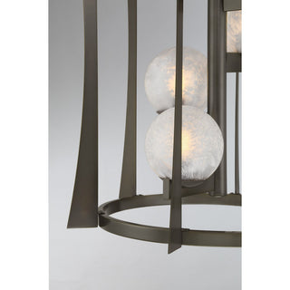 Darien Four Light Pendant in Mediterranean Bronze