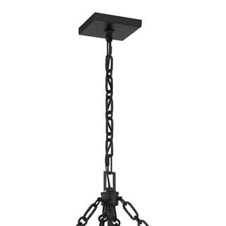Balfour Four Light Pendant in Matte Black