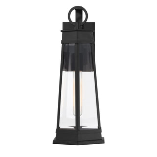 Payne One Light Outdoor Wall Lantern in Matte Black
