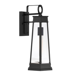 Payne One Light Outdoor Wall Lantern in Matte Black