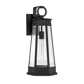 Payne One Light Outdoor Wall Lantern in Matte Black