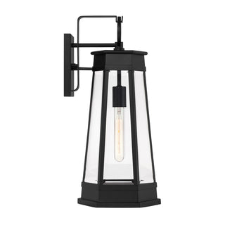 Payne One Light Outdoor Wall Lantern in Matte Black