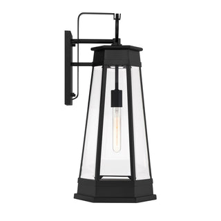 Payne One Light Outdoor Wall Lantern in Matte Black