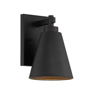 Ryder One Light Outdoor Wall Lantern in Matte Black